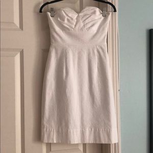 White, White House Black Market Cocktail Dress